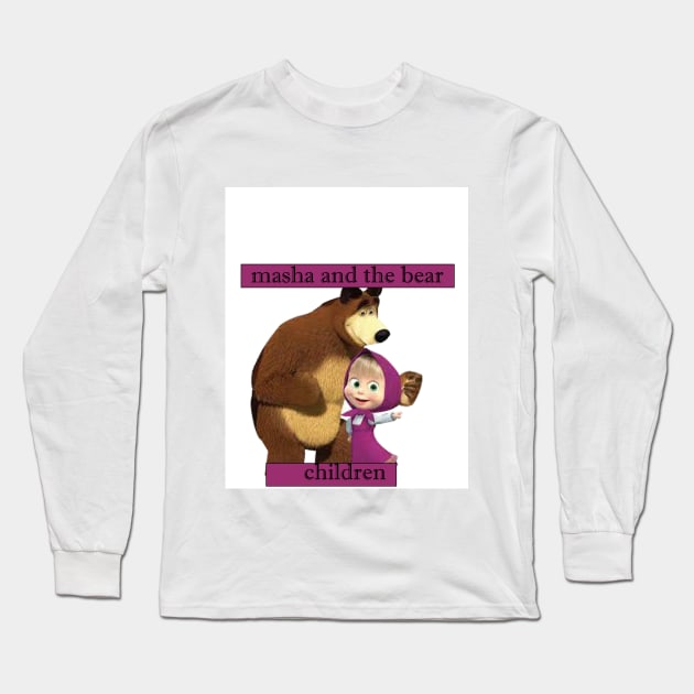 children  Masha and the bear Long Sleeve T-Shirt by S.A.M1